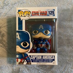 captain america bobble head pop figure